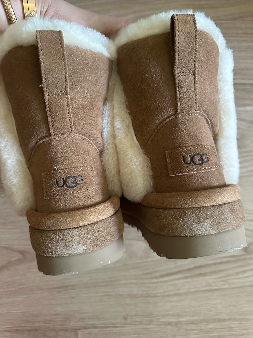 💯% Authentic UGG Platform Boots Sz 7 - Picture 9 of 14